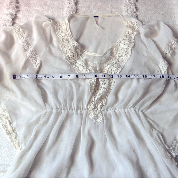 Free People sheer top size S - Picture 9 of 11